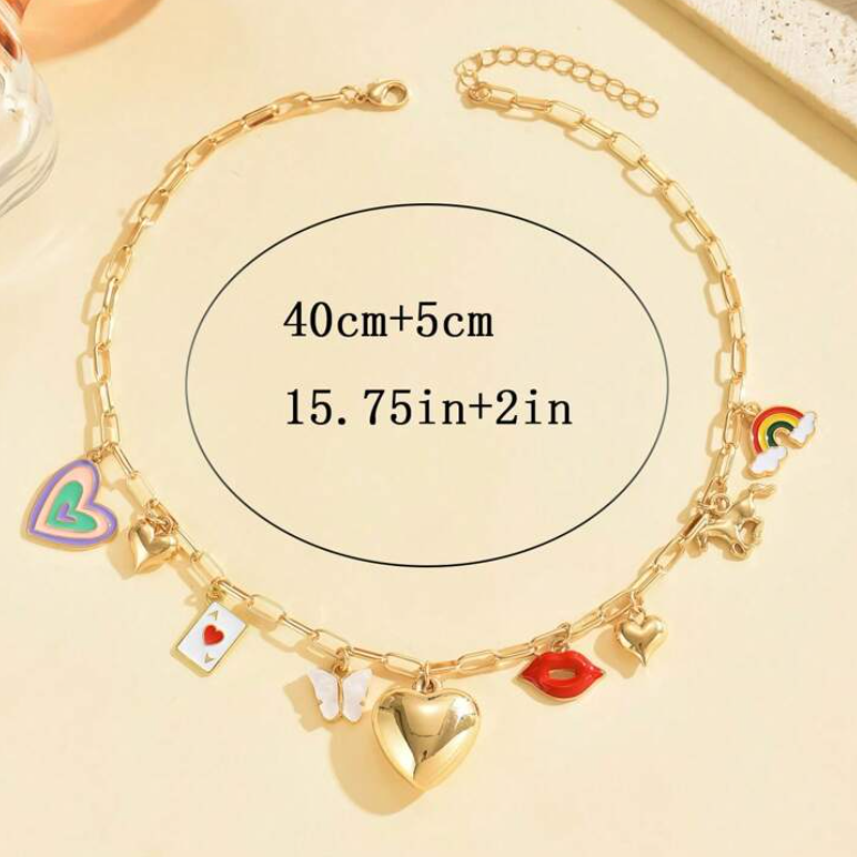 Megan Charms Necklace