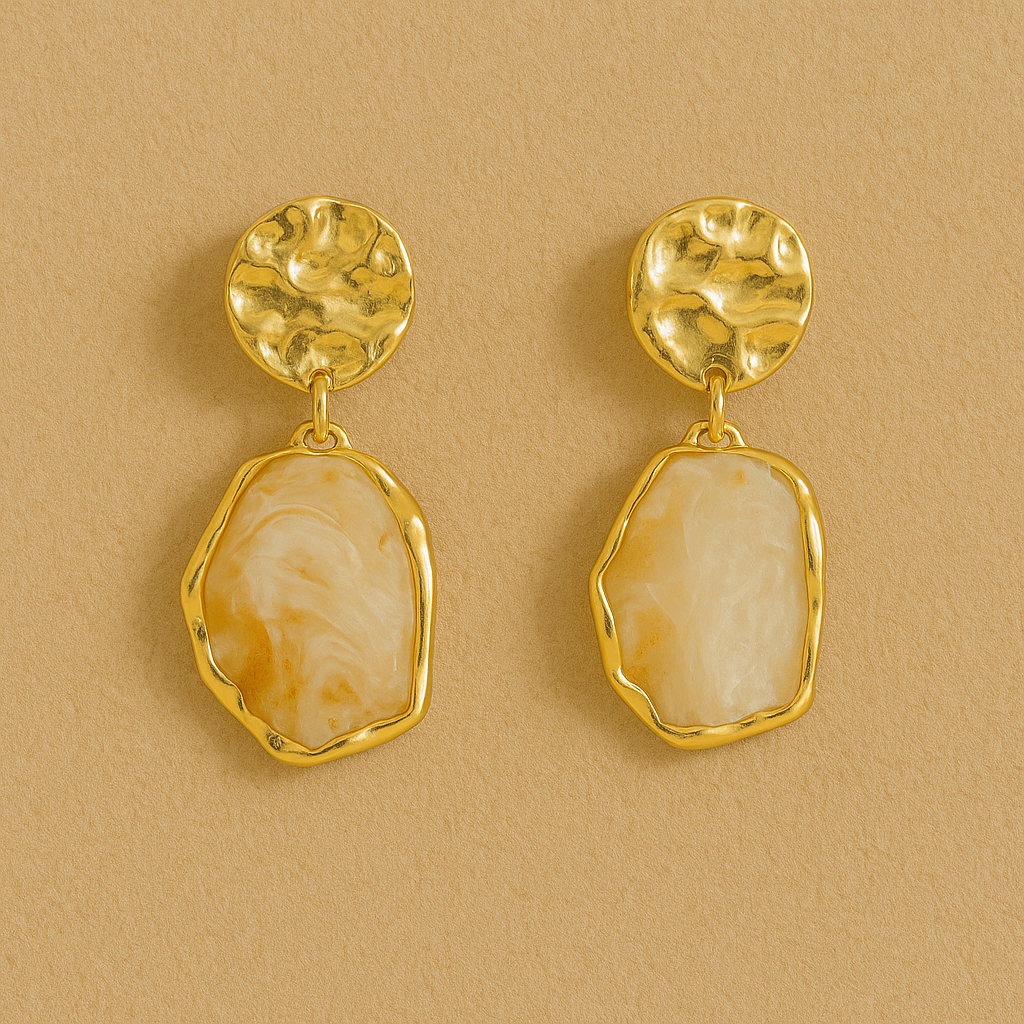 Geometric Drop Earrings