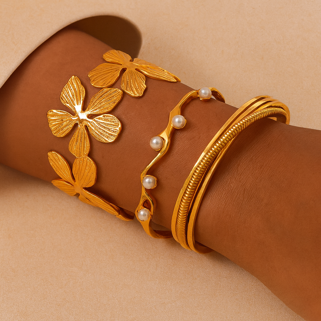 Gold Plated Bangles