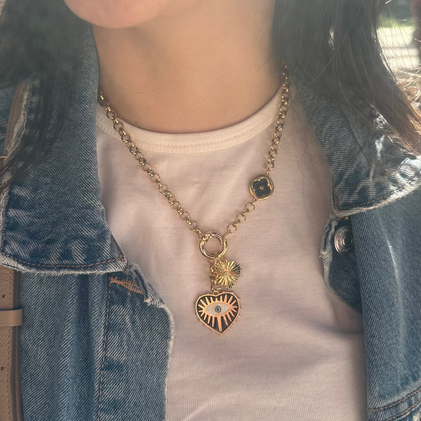 Evil Eye Charms Pendant Necklace