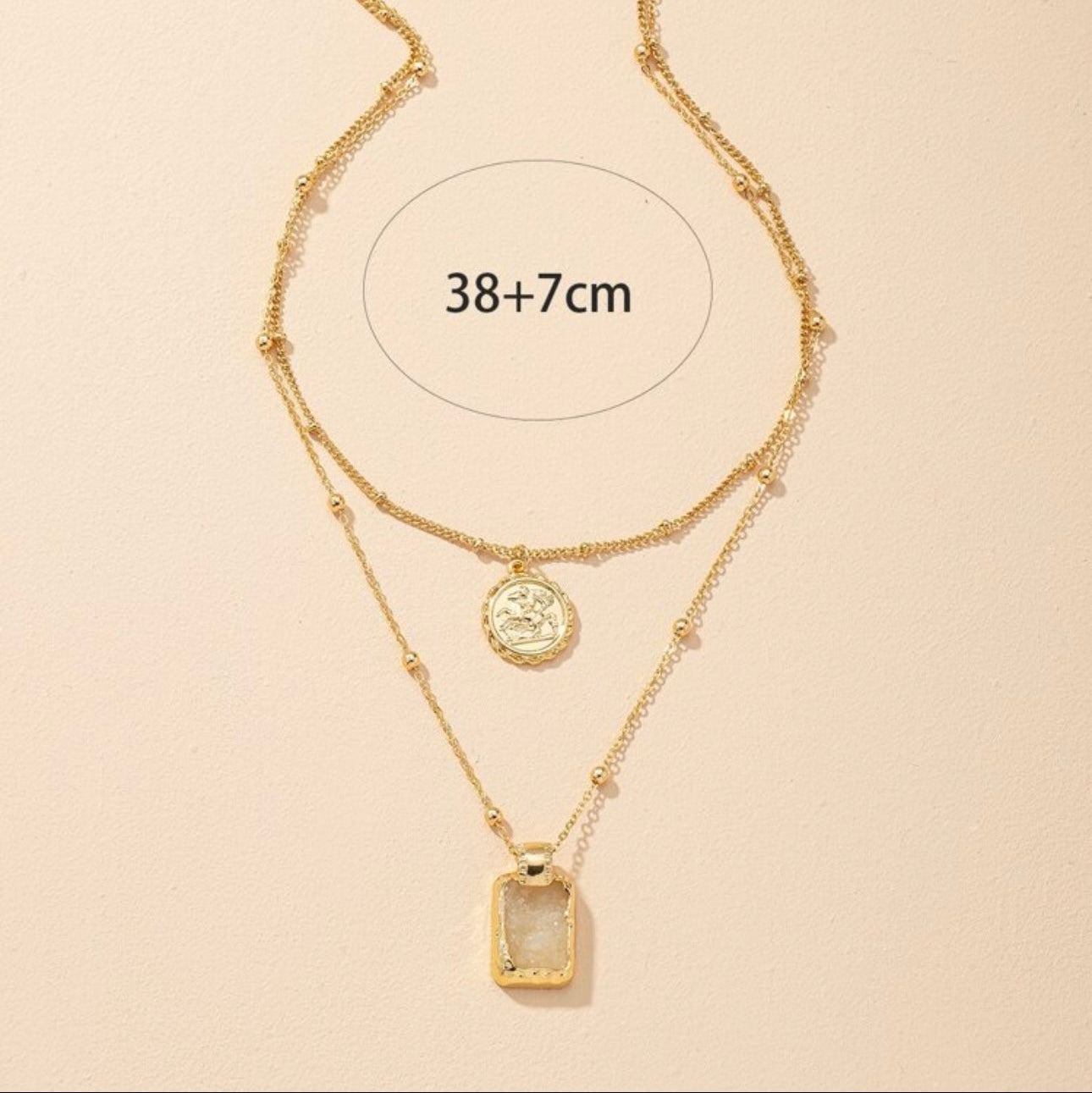 Layered Charms Necklace