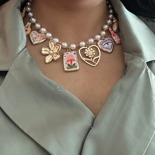 Michaela Charms Necklace