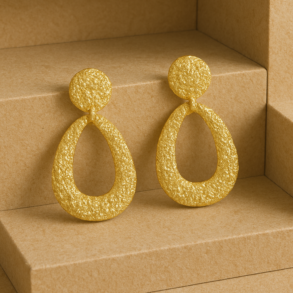 Teardrop Glam Earrings