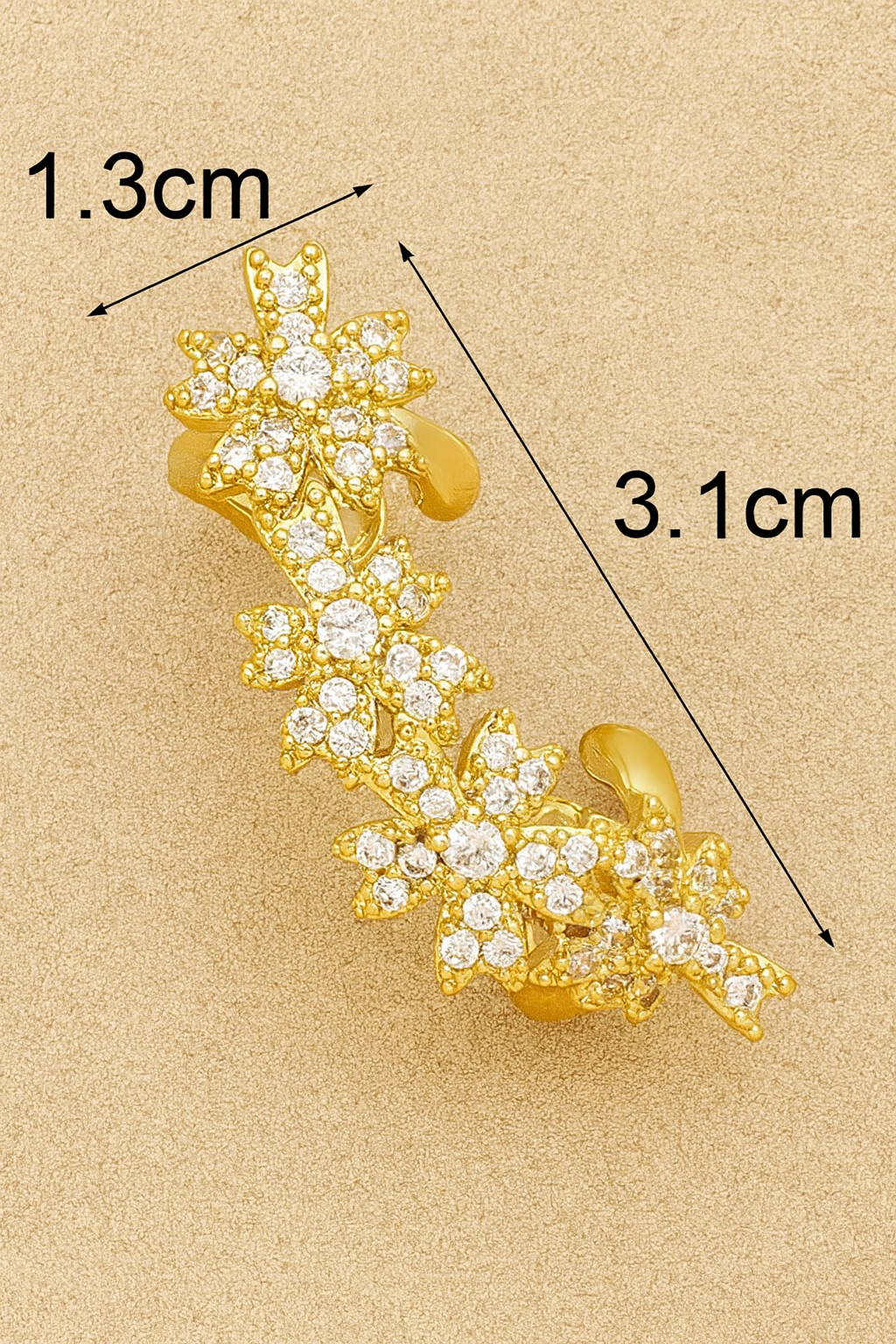 Flower Ear Cuff