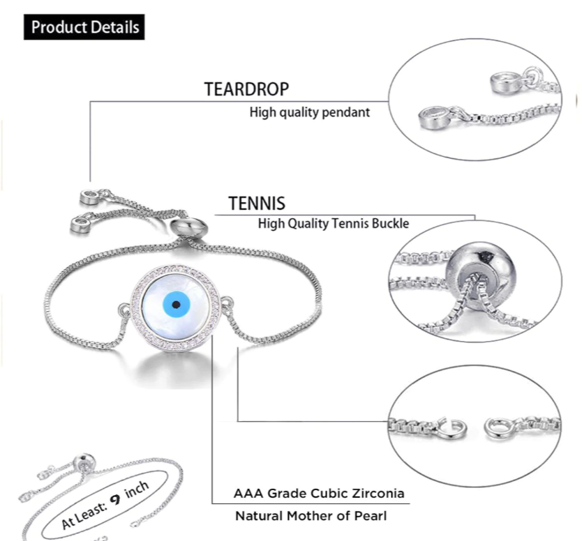 Round Evil Eye Bracelet