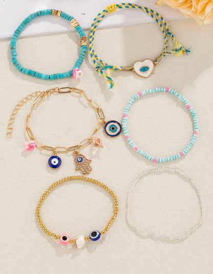 Bohemian Stacked Bracelets