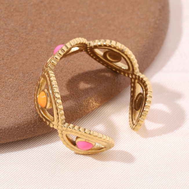 Multi-color Cuff Ring