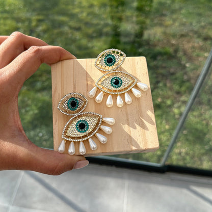 Cora Evil Eye Earrings