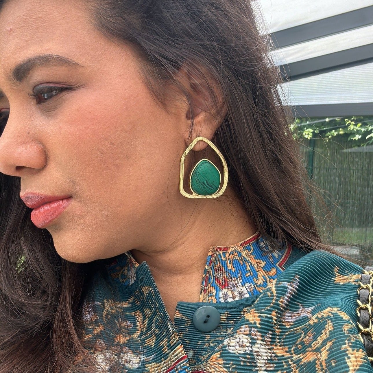 Zara Malachite Earrings