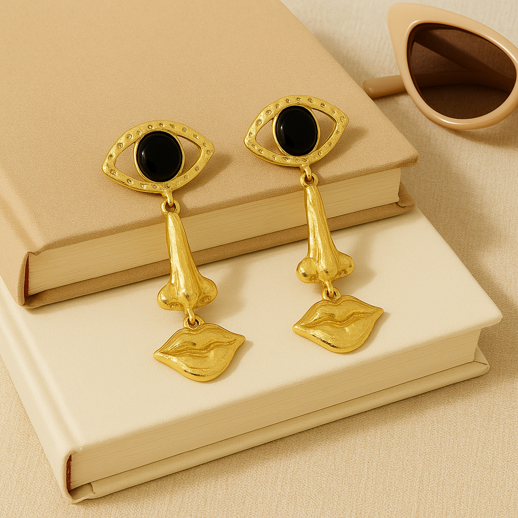 Abstract Drop Earrings