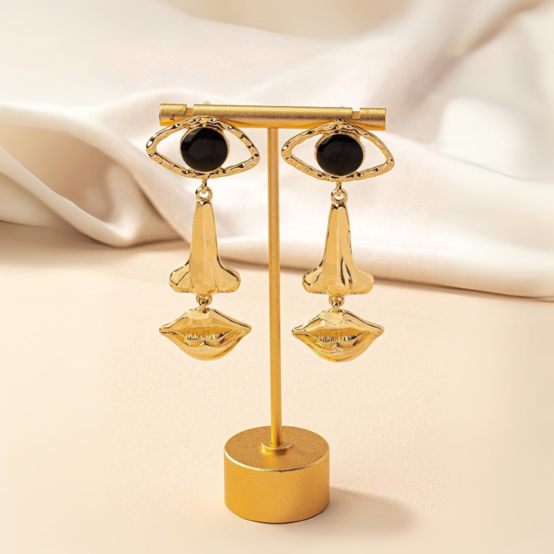 Abstract Drop Earrings