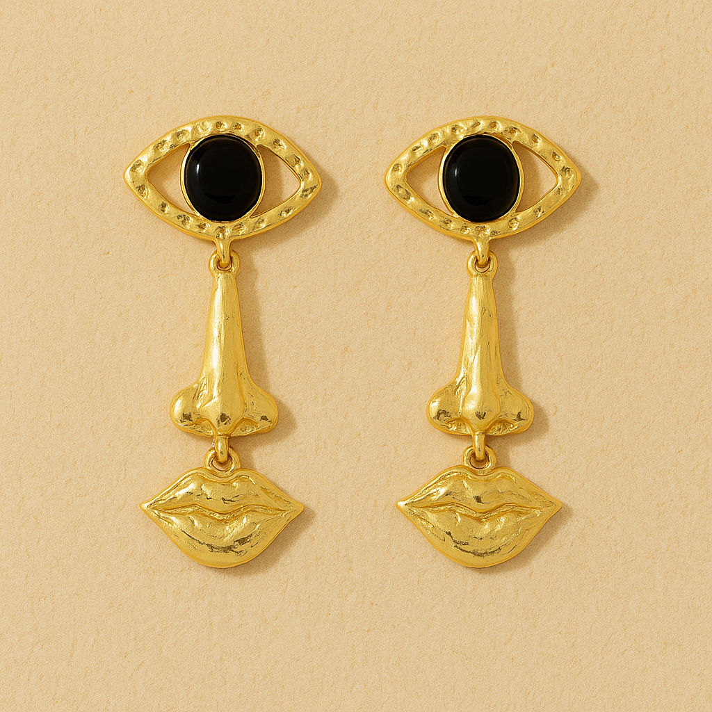 Abstract Drop Earrings