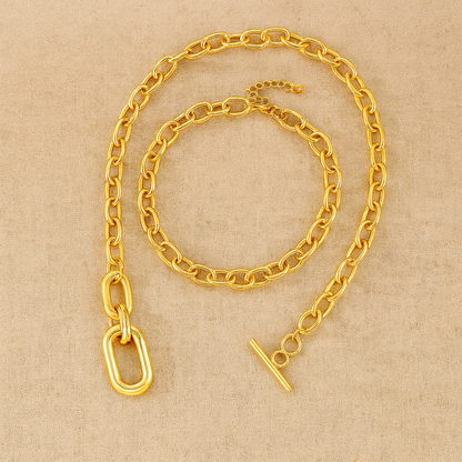 Mana Layered Link Necklace