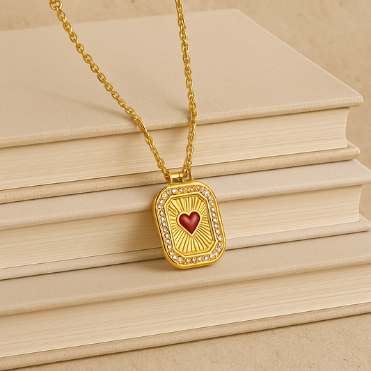 HEART PENDANT NECKLACE Copper