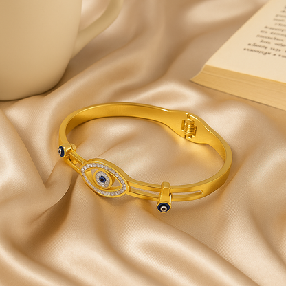Daisy Evil Eye Bangle