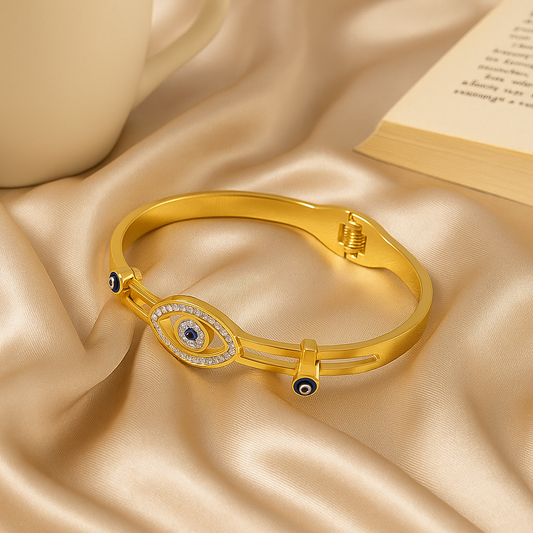 Daisy Evil Eye Bangle