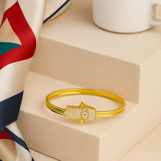 Diamont Hamsa Bangle