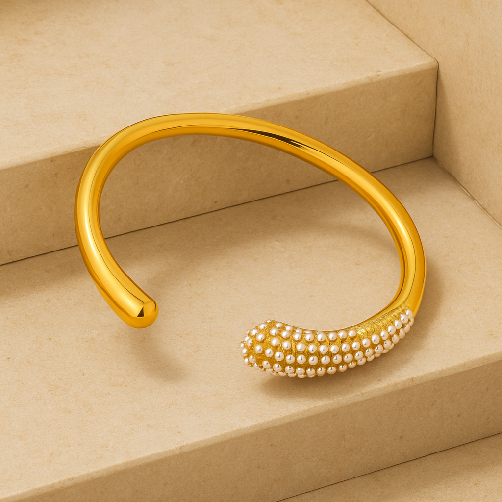 Pearl Cuff Bangle