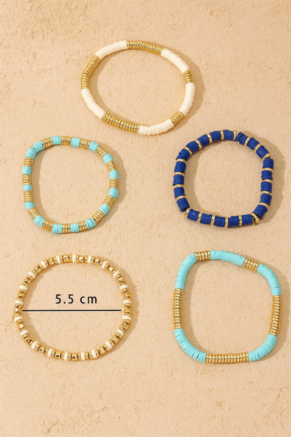 Beaded Bracelet Set of 5