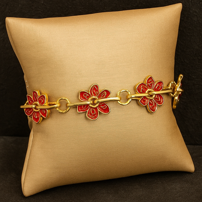 Carved Charms Bracelet