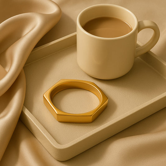 Camille Polygonal Bangle
