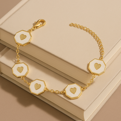 Heart Charms Bracelet