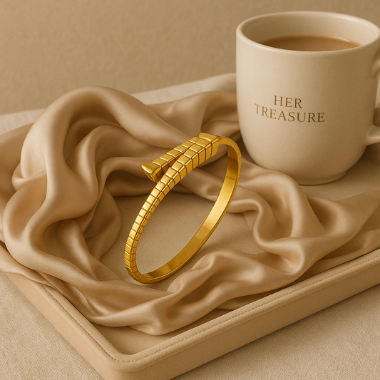 Charlotte Textured Bangle