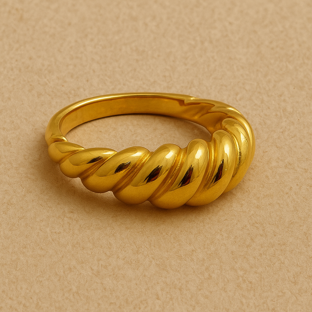 FRENCH STYLE DESIGNER RING Stainless Steel