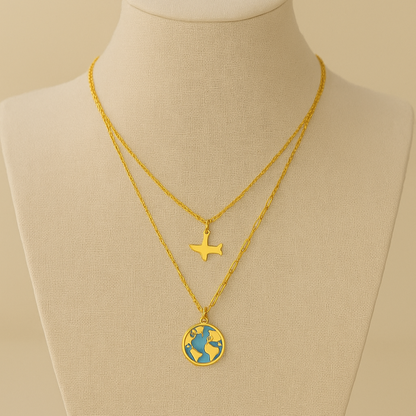 Travel Charms Necklace