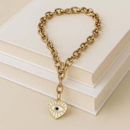 Heart Pendant Chain Necklace