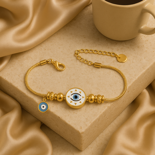 Zia Evil Eye Charms Bracelet
