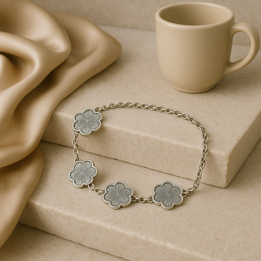 Clover Silver Bracelet