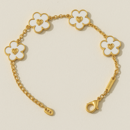 Clover White Bracelet