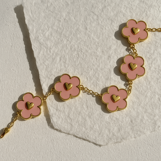 Clover Pink Bracelet