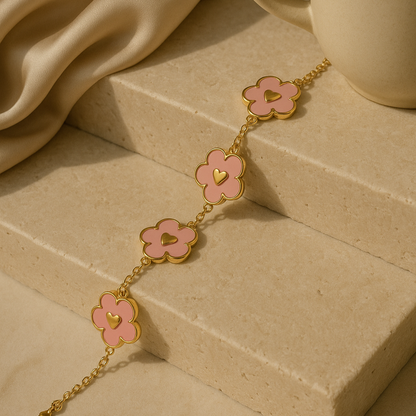 Clover Pink Bracelet
