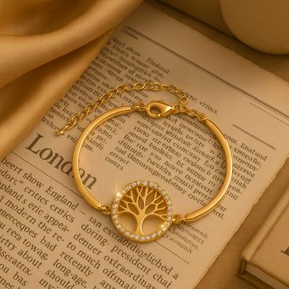 Tree of Life Cuff Bracelet