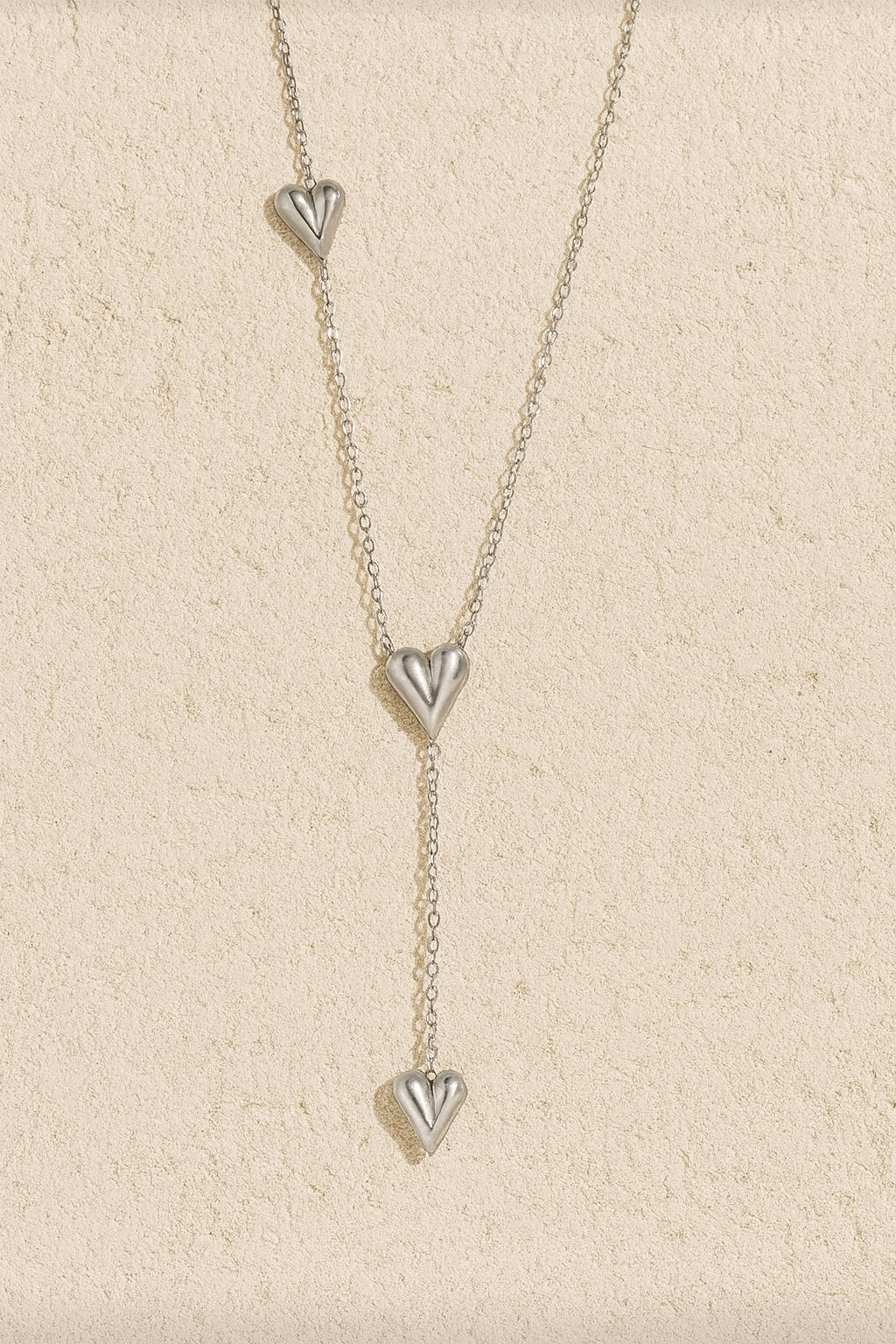 3D Heart Pendant Necklace