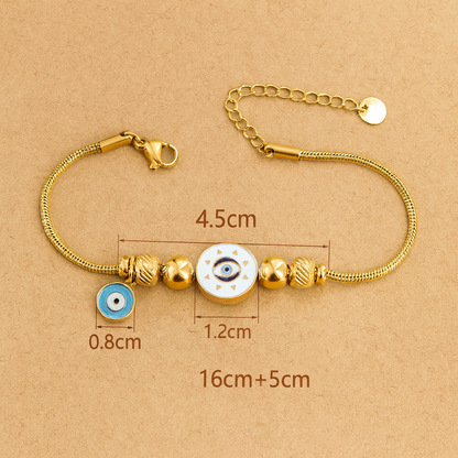Zia Evil Eye Charms Bracelet