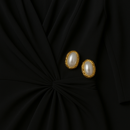 Monika Pearl Studs