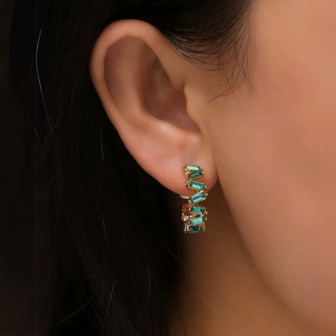 Zig Zag Cuff Hoops
