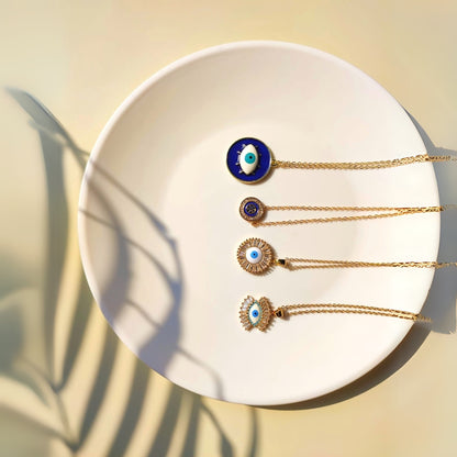Textured Pendant Necklace