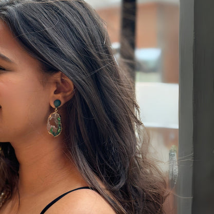 Resin Drop Earrings