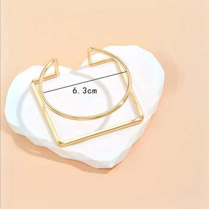 Square Cuff Bangle
