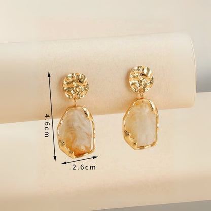 Geometric Drop Earrings