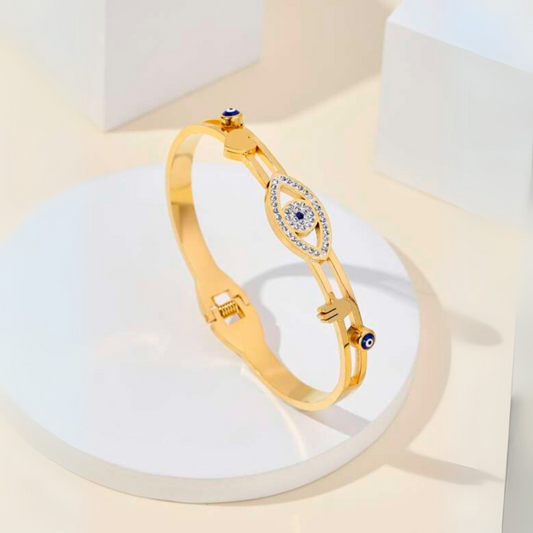 Daisy Evil Eye Bangle