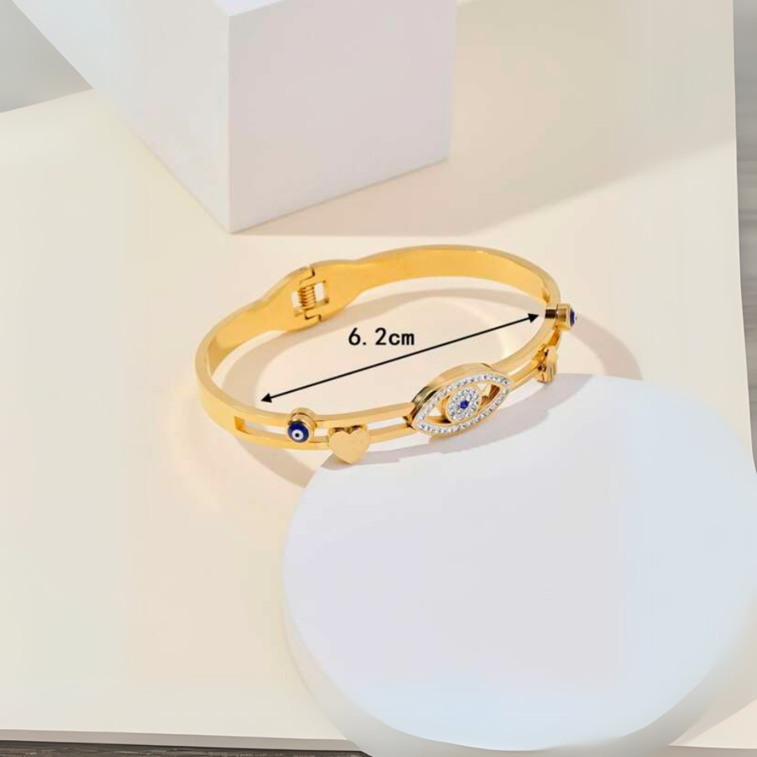 Daisy Evil Eye Bangle