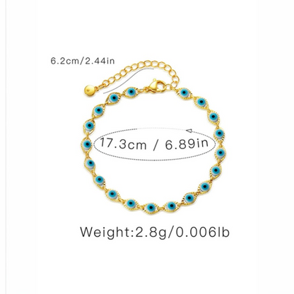 Evil Eye Charms Bracelet
