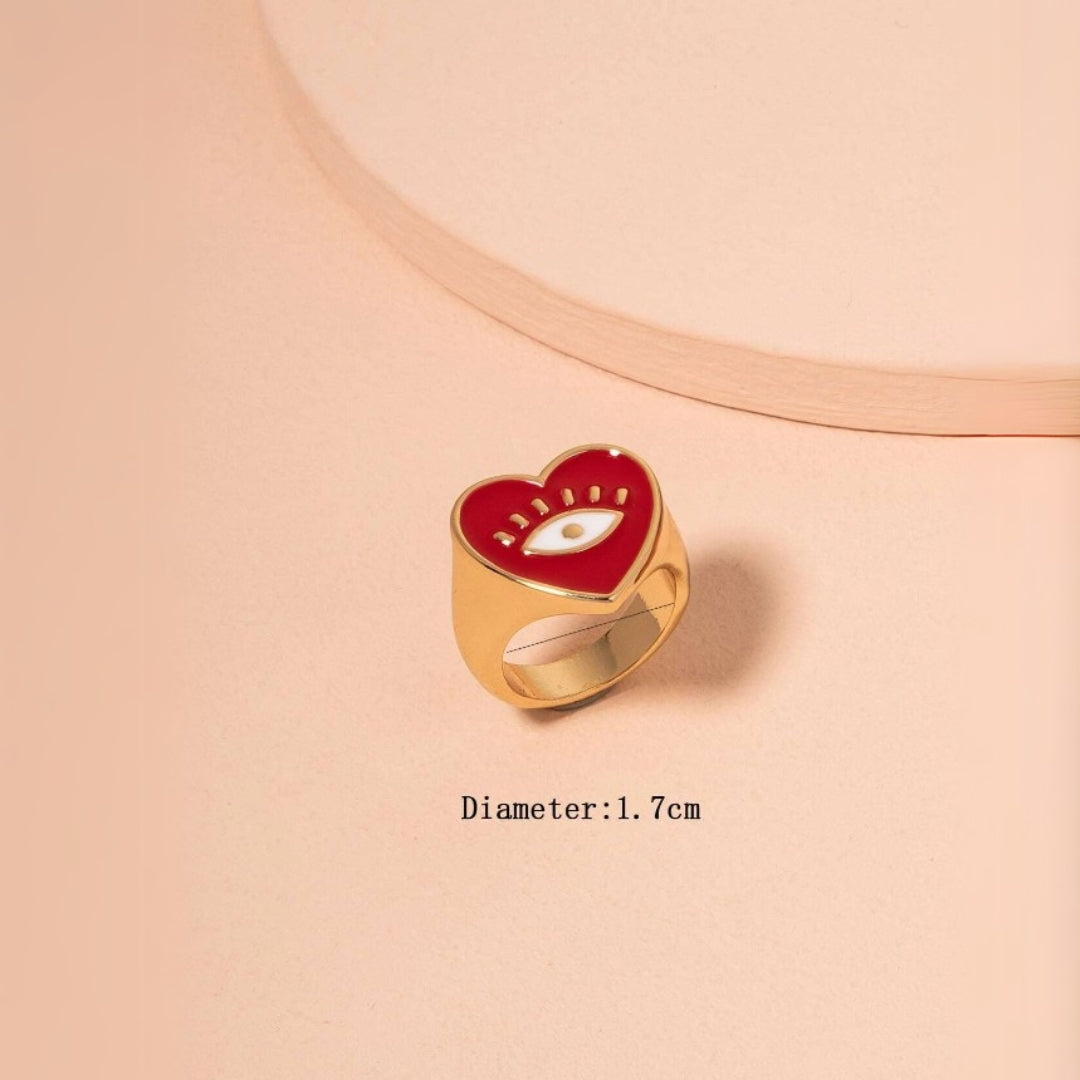Heart Pattern Ring