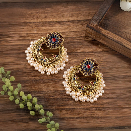 Leena Pearls Chandbalis
