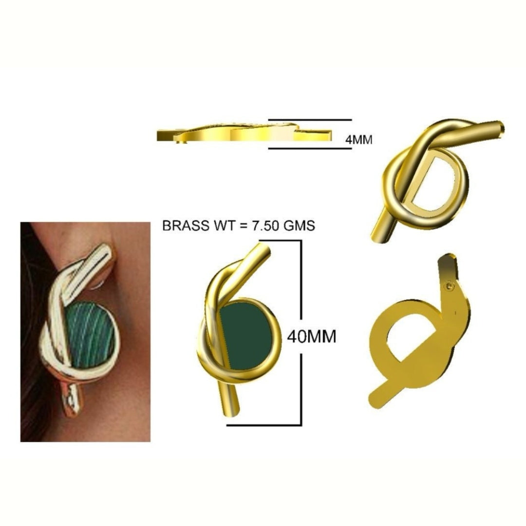 Lola Malachite Earrings